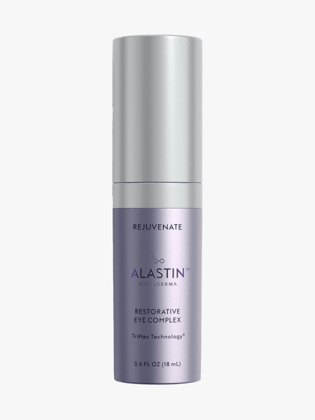 Alastin Restorative Eye Complex in branded component on a light gray background
